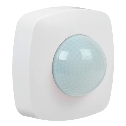 Датчик движения IEK ДД 023 белый 2000 Вт радиус 360 град., 20м, IP20, LDD11-023-2000-001 - 1