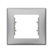 Рамка 1 пост Schneider Electric Sedna, алюминий, SDN5800160