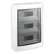 Корпус пластиковый UEC ЩРН-П-24, 24 модуля, 2 ряда, навесной, IP40, MDK23-N-24-40-UEC