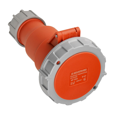 Розетка переносная АСКО-УКРЕМ UCombi 224 ГП 32А, 4P, IP 67, A0080010126 - 1