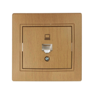 Розетка компьютерная Lezard MIRA Дуб классический матовый, 701-5151-139