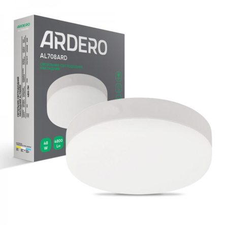 Світильник LED накладний ARDERO AL708ARD, 48W, 5000K, 4800Lm, 300x40мм - 1