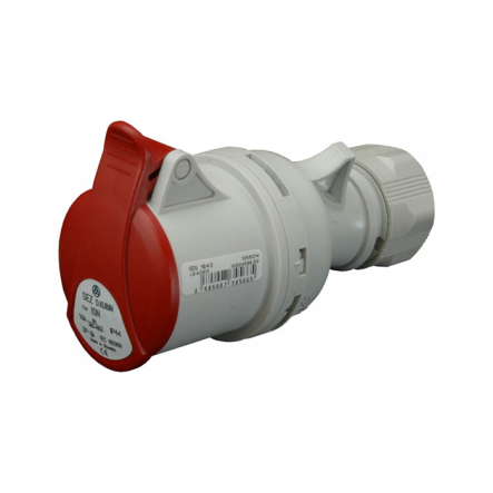 Розетка переносная SEZ ISN 1653, IP 44, 16A, 400V, 5n - 1