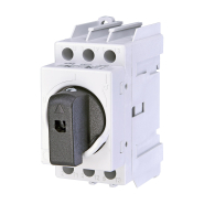 Разъединитель нагрузки ETI LAS 40 3р "1-0" 40A, серо-черный, 4660014