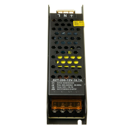 Блок питания AVT 12V IP20 16,7А - 200W