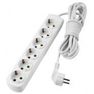 Удлинитель Lezard Letitia 6 гнезд 5м с заземлением, 721-0605-601