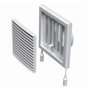 Ґрати вентиляційні Вентс МВ 101 ВРс, 0000222705, ш154*в110мм