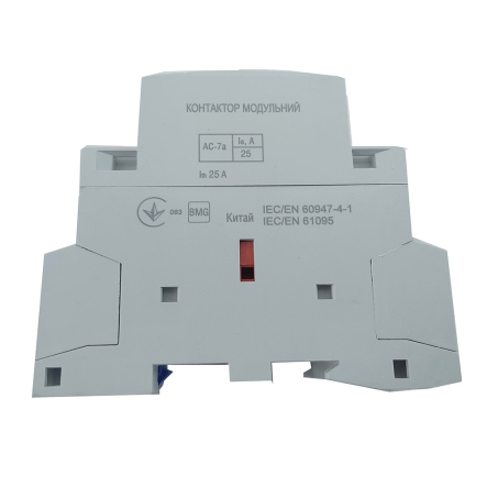 Контактор модульный TechnoSystems КМ-2-25-30 25А 230AC 3NO 3р 2мод., TNSy5503843