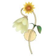 Бра LUMINEX SLONECZNIK 4692, 1хE27 60W, 43х25х17 см