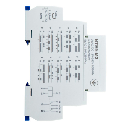 Реле времени асимметричного цикла АСКО-УКРЕМ NTE9-S1 AC/DC 12-240V, A0010240007