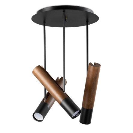 Люстра N&B Light "ГЛЕЙЗ Wood" 40908, 3хGU10, 500х340 мм