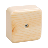 Коробка IEK КМ41212-04 розпаювальна для в/п 75х75х20 мм сосна, UKO10-075-075-020-K34