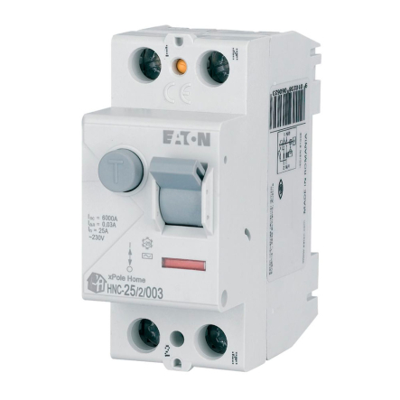 Дифреле (УЗО) EATON HNC-25/2/003, 2P, 25A, АC, 30мА, 194690