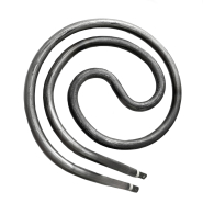 ТЕН 1,0 кВт для електроплити Росіянка, нержавіюча сталь