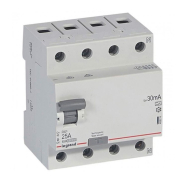 Диференційне реле LEGRAND RX3 4п 25А 30мА-АС, 402062