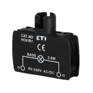 Утримувач ламп BA9S ETIMAT HC61R1 2,6 Вт пряме підключення, 4770314