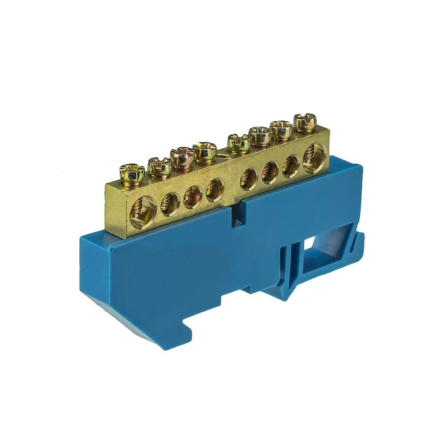 Шина N "ноль" на DIN-изоляторах ШНИ-6х9- 8-Д-C IEK - 1