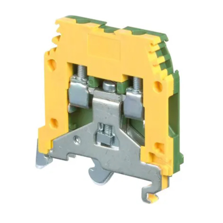 Клеммник винтовой ABB МА2,5/5 желто/зеленый (заземление), 1SNA165488R2700 - 1