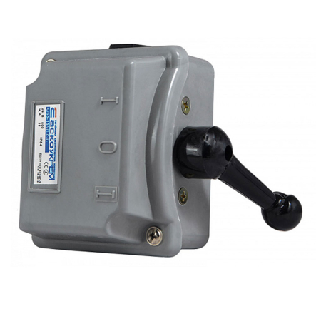 Рубильник АСКО-УКРЕМ QS5-15N, 1-0-1 реверсивный 15А, A0100010002 - 1