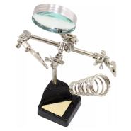 Тримач &quot;Третя рука&quot; ZD-10G, 3Х, діам-65мм + підставка паяльника