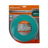 Диск алмазный турбо-волна STURM 5170305, 230x22 мм