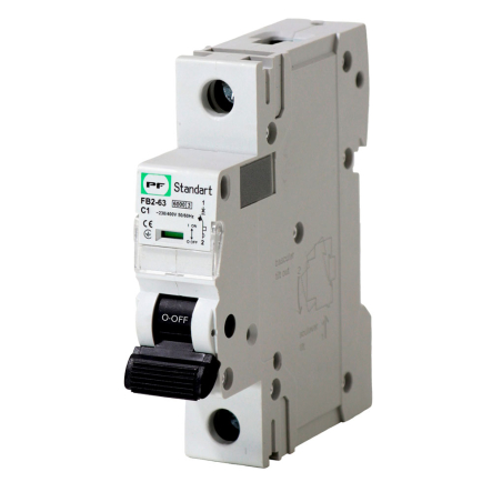 Автоматичний вимикач Promfactor АВ2000/1, C 1 A, AC 230/400 В, 6 kA, Standart, FB2C1001 - 1