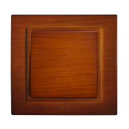 Выключатель EL-BI ZENA, 1 кл., вишня, 500-012800-200