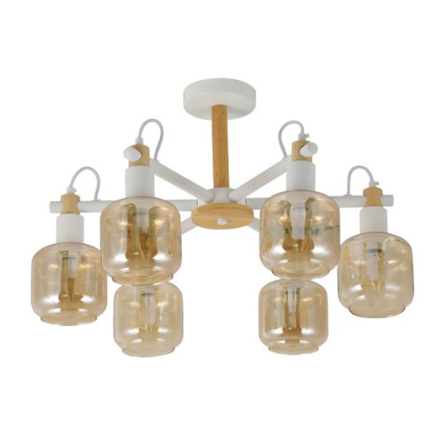 Светильник Ardero BL1460-2ARD DENVER, под лампу E14х6, ⌀590х370мм, белый