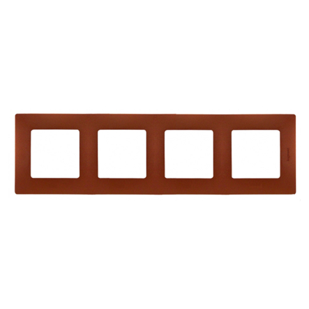 Рамка 4 поста Legrand Etika, 672574, какао - 1