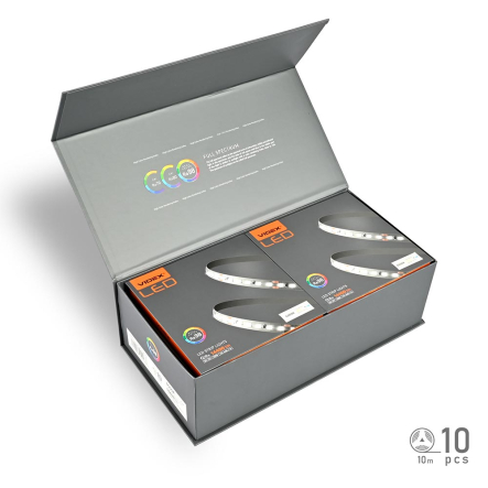 Лента LED VIDEX VL-LST28144-12126-B10, DC12V, 120W, 10м, 6000K, 1440Lm, Ra98, IP20