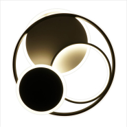 Світильник VIOLUX Smart SPINER, 100W, 3000-5000К, 7000Lm, 510 мм, коло, білий, чорний, 220515