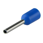 Наконечник АСКО-УКРЕМ A0060010054, НТ 0,5-08 (кв.мм-мм) (упак. 100 шт.) сині