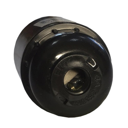 Патрон Е27 TechnoSystems карболитовый подвесной, черный, TNSy5000842