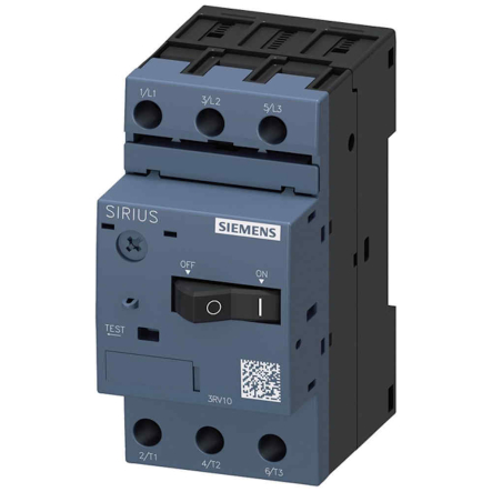 Автомат защиты двигателя Siemens 3RV1011-1CA10, 1,8-2,5 А - 1