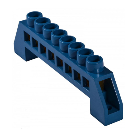 Нулевая шина в пластиковом корпусе АСКО-УКРЕМ ВС-6А 6*9 8 отверстий, A0150120060