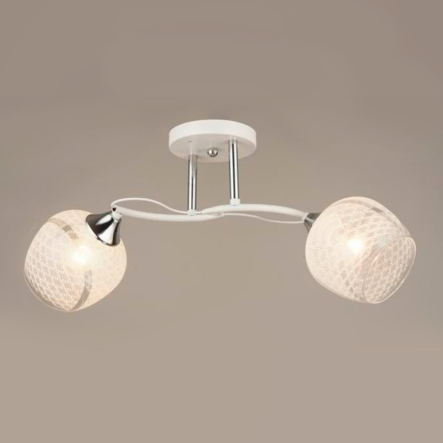 Люстра VALESO V W3049/2 White+Chrome на 2 плафона - 1