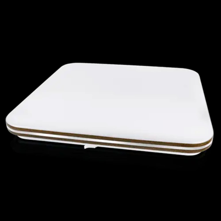 Декоративная лента к светильнику DEL-S21-24-4DIY и SML-S21-50DIY, орех, серебристая полоска, DS-S330-07-BWS