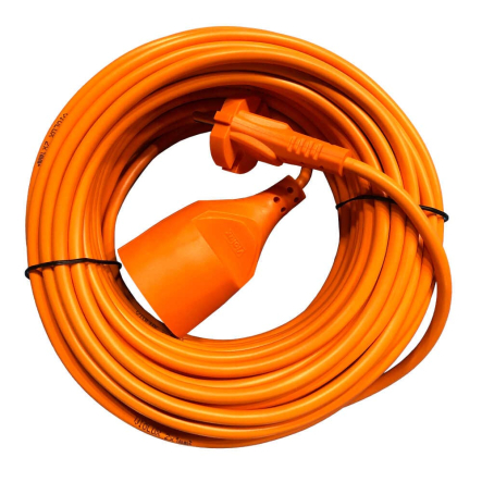 Удлинитель VIOLUX 1 гнездо 30м 2х1,5 без заземления оранжевый, 931301 - 1