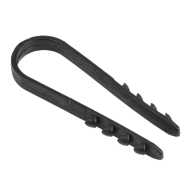 Дюбель-хомут IEK UHH36-11-18-100,&amp;nbsp;11-18&amp;nbsp;мм, нейлон, чорний, петля монтажна, пак.- 100 шт.