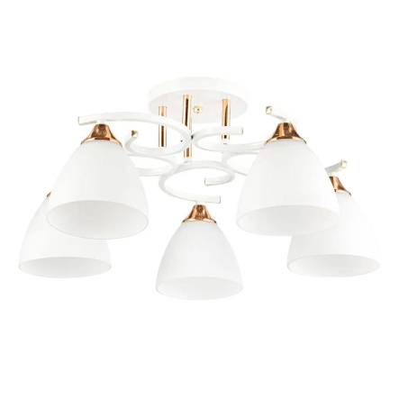 Люстра VALESO V 5009-5 WH+FG - 1