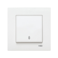 Выключатель 1 кл., на 2 направления, VIKO KARRE, 90960004, белый