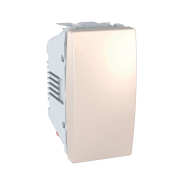 Перемикач одноклавішний 1 модуль, слонова кістка, (сх.6) Schneider Electric Uniсa, MGU3.103.25