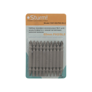 Набір біт с магнитным наконечником PH1/SL5*50мм, 10шт Sturm