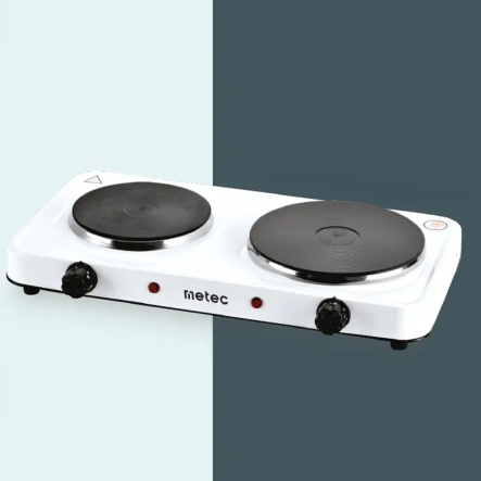 Плита электрическая настольная дисковая METEC ES-02DDW, 2500Вт - 1 Плита электрическая настольная дисковая METEC ES-02DDW, 2500Вт - 1