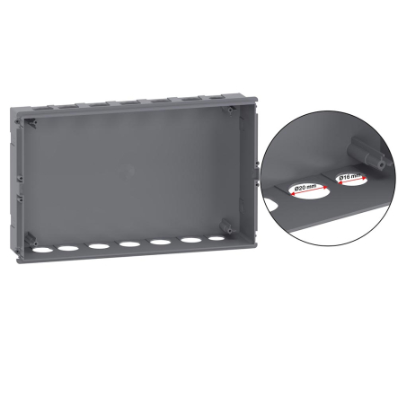 Щит пластиковый Schneider Electric Easy9 EU, навесной белые двери 1ряд /12м, EZ9EUD112