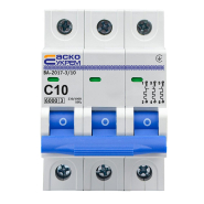 Автоматичний вимикач АСКО-УКРЕМ ВА-2017 3р, 10А С, A0010170020