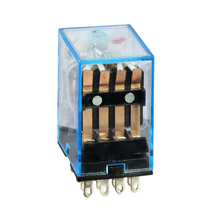 Реле промежуточное АСКО-УКРЕМ, MY4, АС, 3А, 12В, 4CO (4PDT), A0090010028 - 1