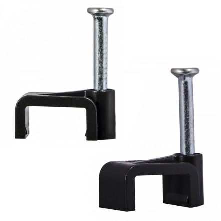 Скобы плоские, CHF-6 , АСКО-УКРЕМ, A0150030029, 6 мм, чёрные (100 в уп.) - 1