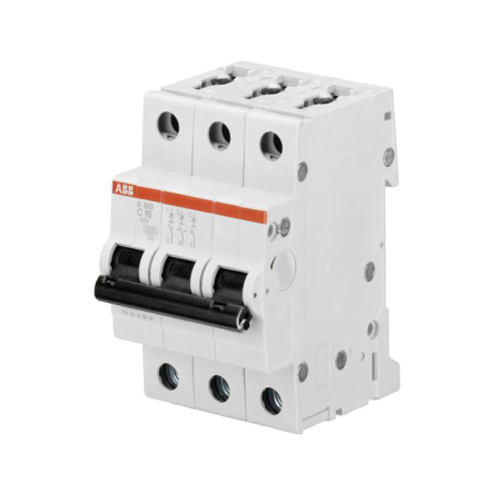 Автоматический выключатель ABB S203-C20, 3P, 20А, 2CDS253001R0204 - 1