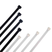 Хомут пластиковый 140x2,5 чёрный